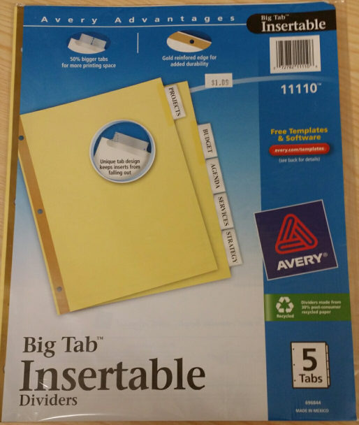 tab dividers 5 tabs clear dctc bookstore mnscu